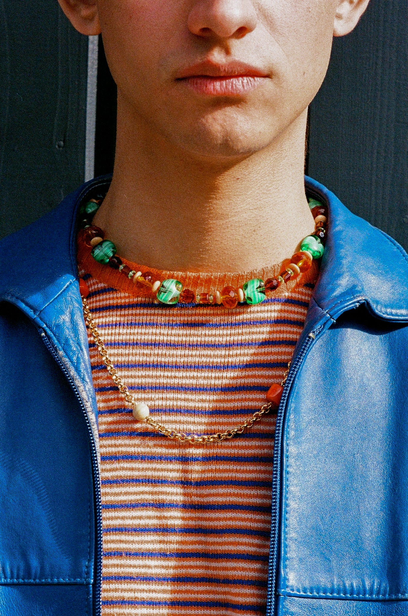 Lungo Chain Orange Beige