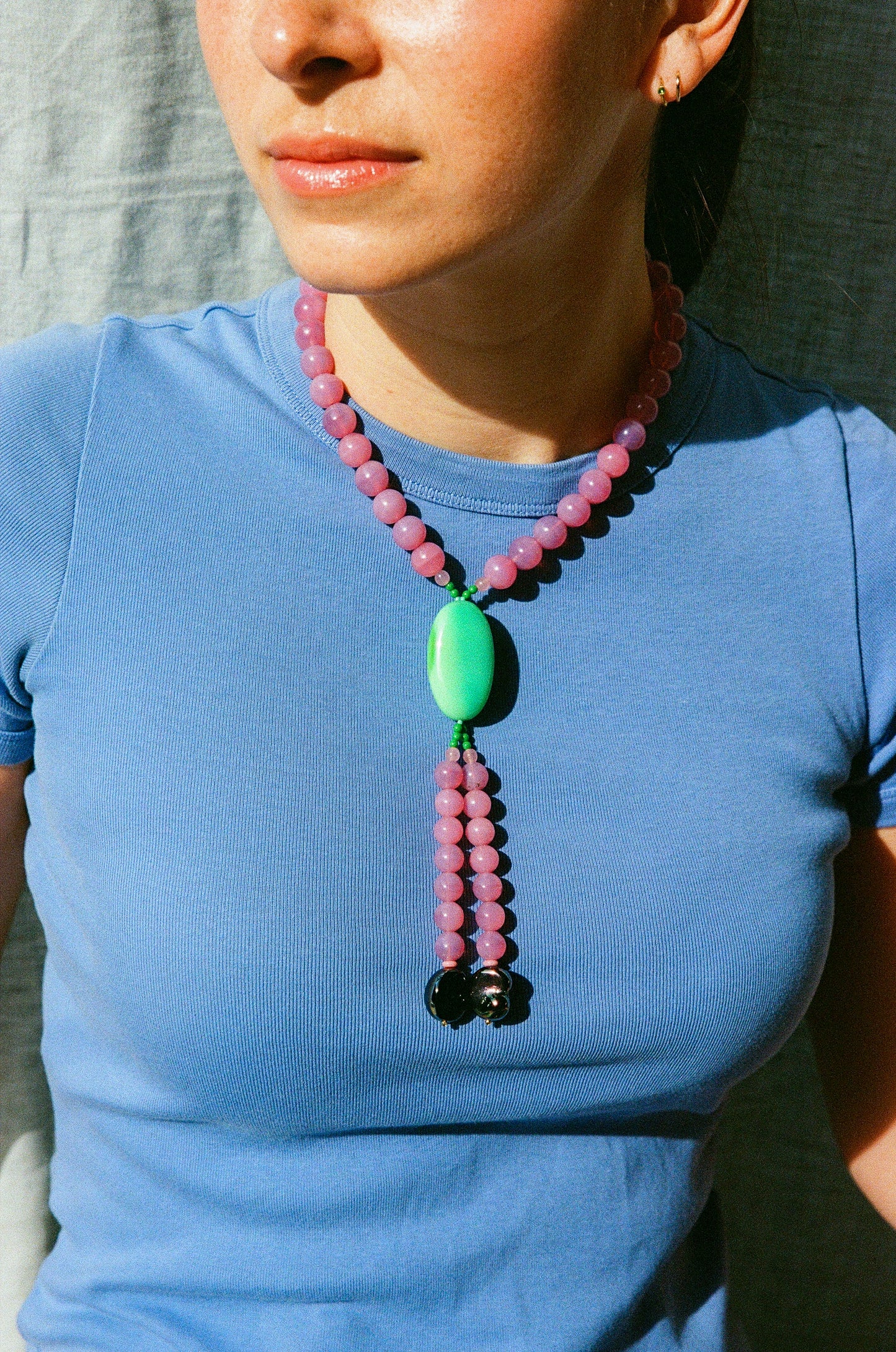 Bolo Tie Pink