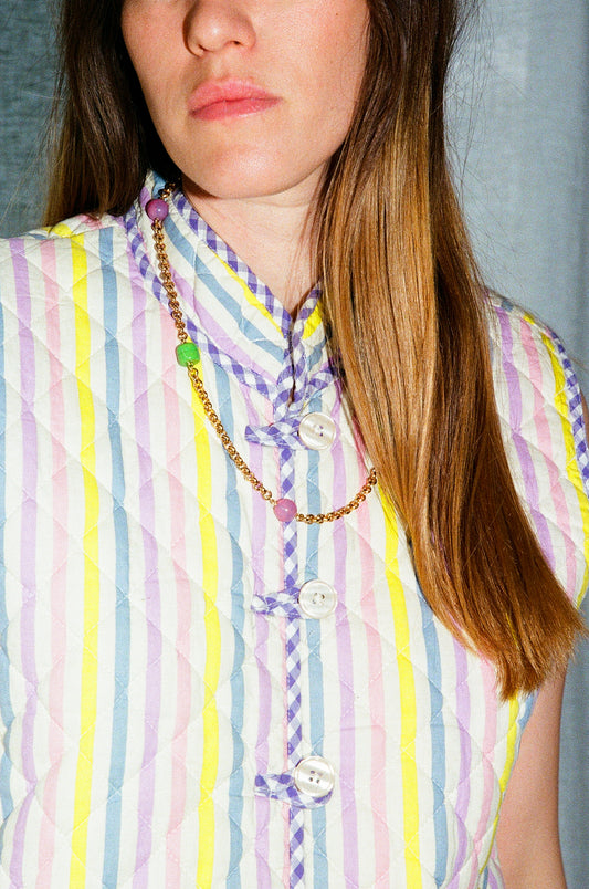 Lungo Chain Pink Green