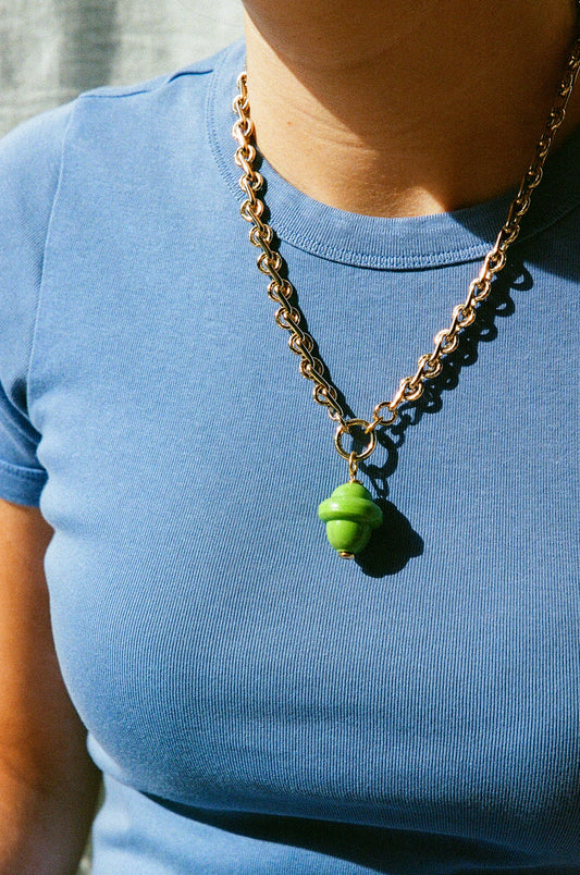 Lungo Big Drop Chain Pistacchio