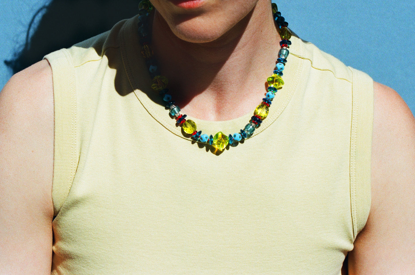 Mini Fancy Blue Yellow