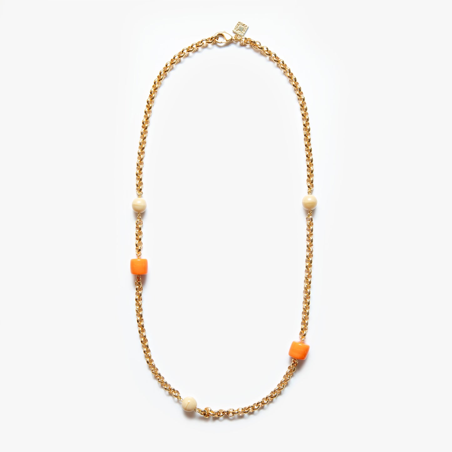 Lungo Chain Orange Beige