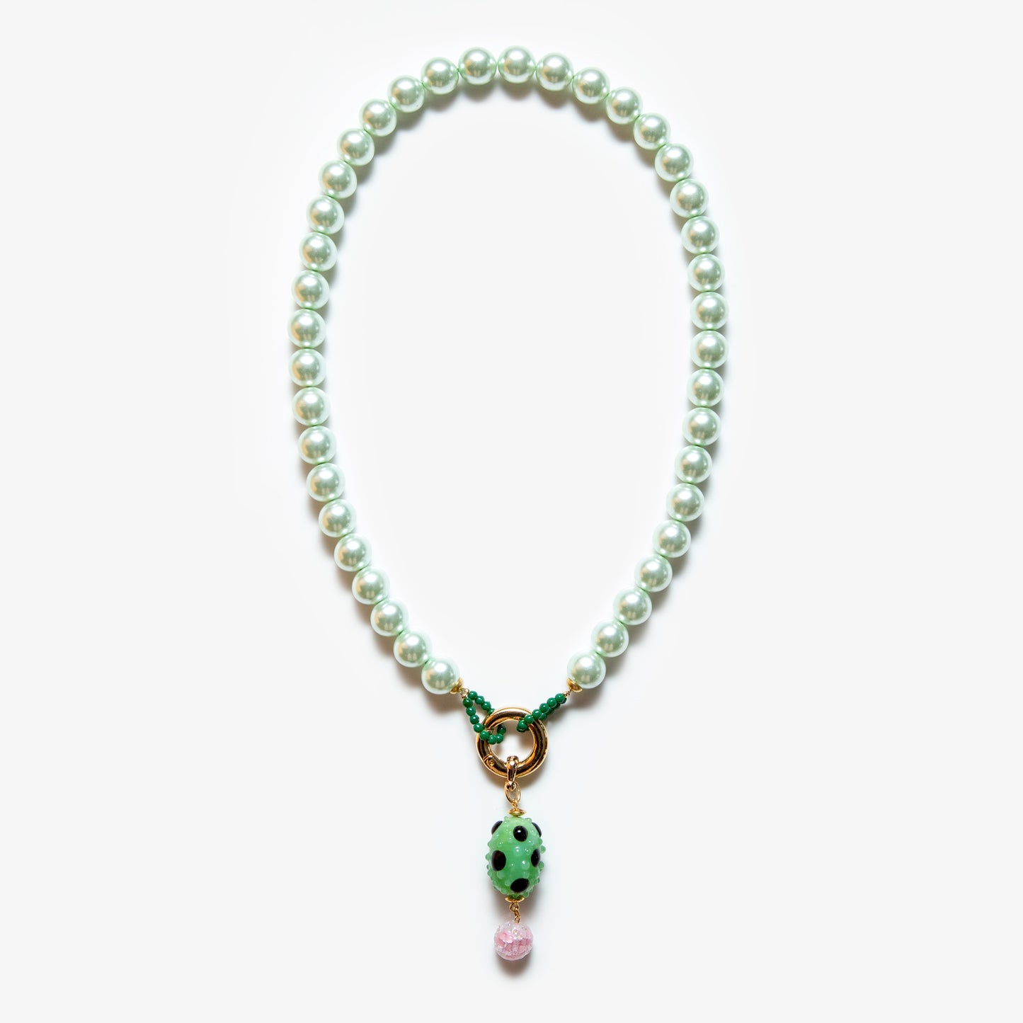 Lobster Clasp Pearly Green