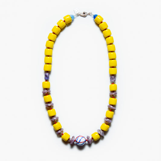 Barrel Necklace Canary